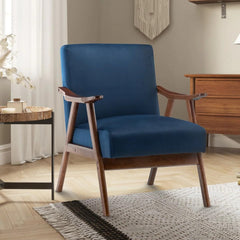 The Gileteen Wooden Modern Accent Arm Chair for Dining & Living Room