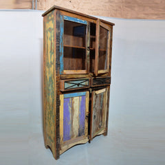 RUSTICA Reclaimed Timber Glass Cabinet