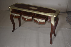 Antique Brass Work Rajasthan Console Table