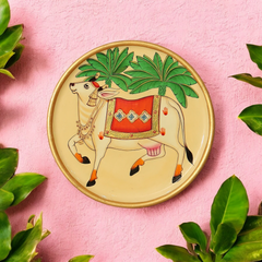 Traditional Rajasthani Hand Painted Wall Decor Plates  01