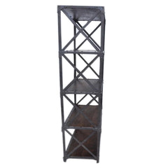 Angle Industrial Large Bookshelf Book Stand 80x40x180cm