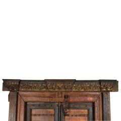 Indian Vintage Antique Hand Carved Solid Wooden Door 21