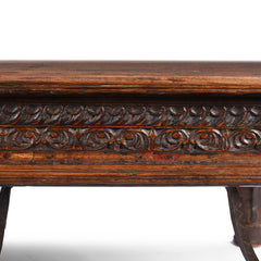 Takhat Indian Hand Carved Solid Wood Coffee Table C56