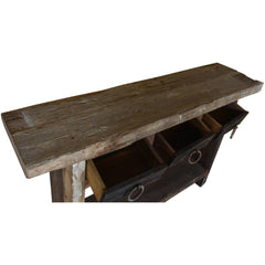 Wooden Carved Console Table 14