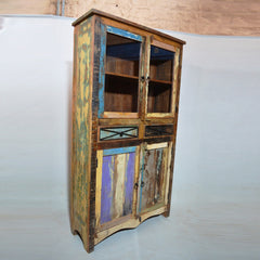 RUSTICA Reclaimed Timber Glass Cabinet