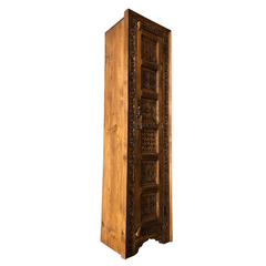 Indian Hand Carved Solid Wood Cabinet Bookshelf B11