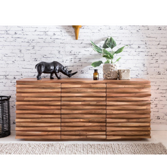 The Attic Artic Solid Wood Sideboard Natural