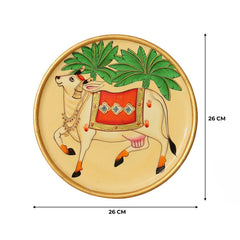 Traditional Rajasthani Hand Painted Wall Decor Plates  01