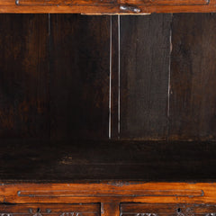 Antique Indian Hand Carved Solid Wood Almirah Cabinet Wardrobe 05