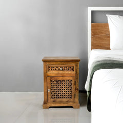 Mango Classic Handmade Solid Mango Wood  Bedside Table  56