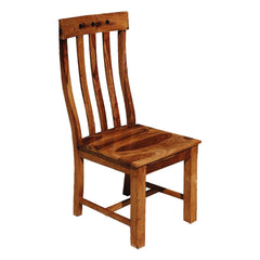 Oklahoma Farmhouse Solid Wood School Back Chairs Set of 2