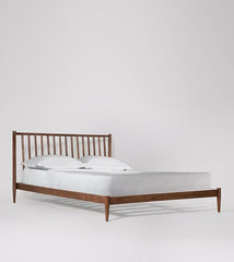 The Gileteen Engineered Wood King Sized Bed Without Storage