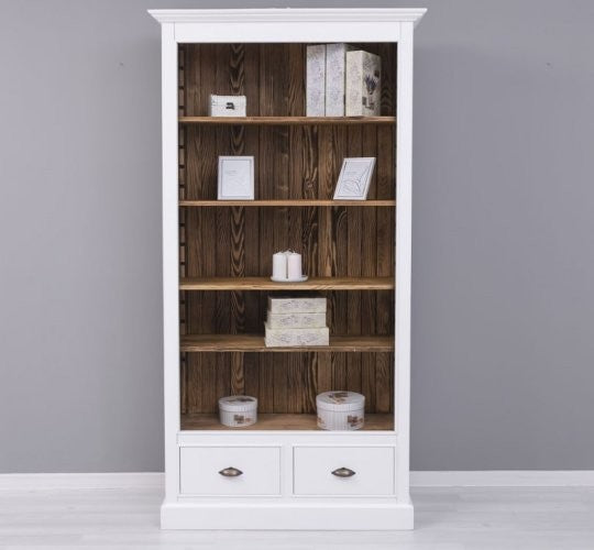 Hand Carved Solid Wood Bookshelf B69