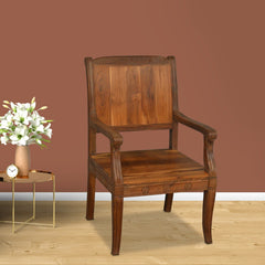Indian Hand Carved Solid Wood Chair 11