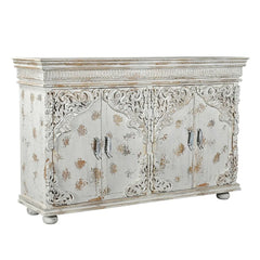 Indian Hand Carved Solid Wood Sideboard S77