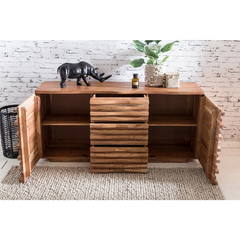 The Attic Artic Solid Wood Sideboard Natural