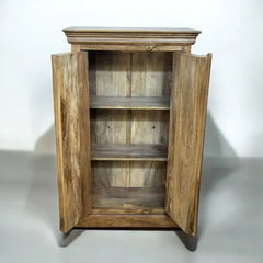 Indian Hand Painted Solid Wood Cabinet Cupboard Wardrobe D134