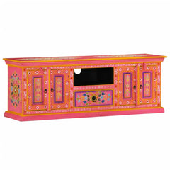 Indian Hand Painted Solid Wood TV Unit Stand B25