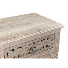Indian Hand Carved  Solid Wood Bedside Table   07