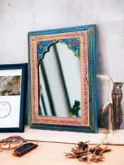Avani Handpainted Solid Wooden Mirror Frame 52