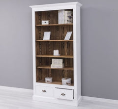 Hand Carved Solid Wood Bookshelf B69