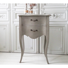 French Arched Hand Carved Solid Wood Bedsides Table 67