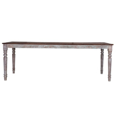 Rustica Reclaimed Solid Wood Rustic Dining Table C19