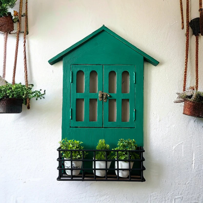 Window Mirror Design House Window Mirror with Iron Shelf 78