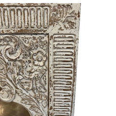 Antique Hand Carved Solid Wood Mirror Frame 101