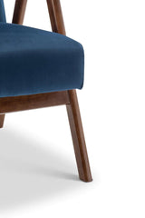 The Gileteen Wooden Modern Accent Arm Chair for Dining & Living Room