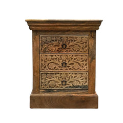 Mango Classic Handmade Solid Mango Wood Bedside Table 60