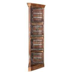Indian Vintage Old Door Solid Wood Display Bookshelf B59