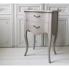 French Arched Hand Carved Solid Wood Bedsides Table 67