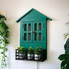 Window Mirror Design House Window Mirror with Iron Shelf 78