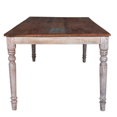 Rustica Reclaimed Solid Wood Rustic Dining Table C19