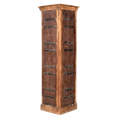 Indian Vintage Old Door Solid Wood Display Bookshelf B59