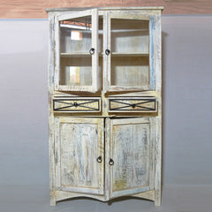 RUSTICA Reclaimed Timber Glass Cabinet