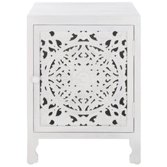 DYNASTY Hand Carved  Solid Wood Bedsides Table 63