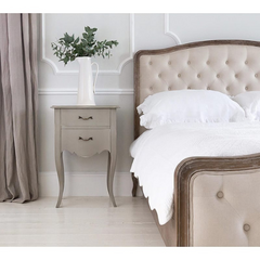 French Arched Hand Carved Solid Wood Bedsides Table 67