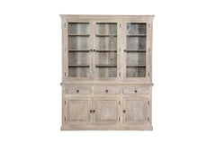 MADE TO ORDER Indian Mango Classic Wooden Large Cabinet Natural 180x40x220 cm