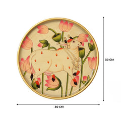 Indian Traditional Rajasthani Hand Painted Wall Decor Plates 04