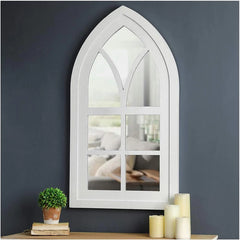 Large Arch Hand Carved Solid Wooden Decorative Wall Mirror Frame 54