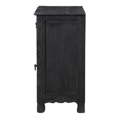 Indian Hand Carved  Solid Wood Bedside Table    08