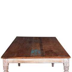 Rustica Reclaimed Solid Wood Rustic Dining Table C19