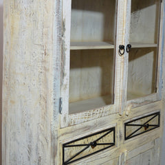 RUSTICA Reclaimed Timber Glass Cabinet