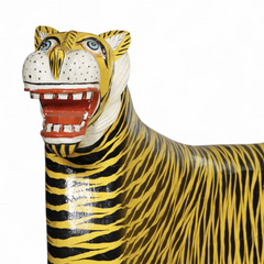 Indian Hand Carved Solid Wood Bench B16