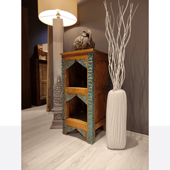 Indian Hand Carved Solid Wood Side Table 05