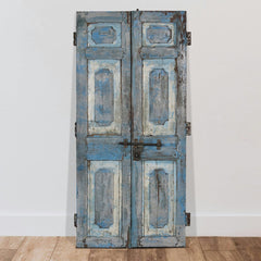 Indian Vintage Antique Handcrafted Reclaimed Wood Door 53