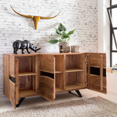 The Attic Hoorn Wooden Sideboard Natural