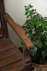 Indian Hand Carved Solid Wood Bench B4